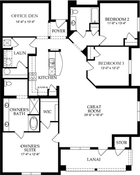 Vista Cay appartment floorplan